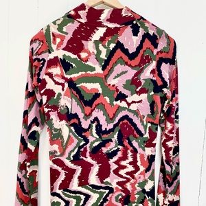 Rachel Pally Print Mock Neck Dress